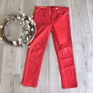 J. Crew Stretch Toothpick Jeans Size 25 Ankle Cropped Pants